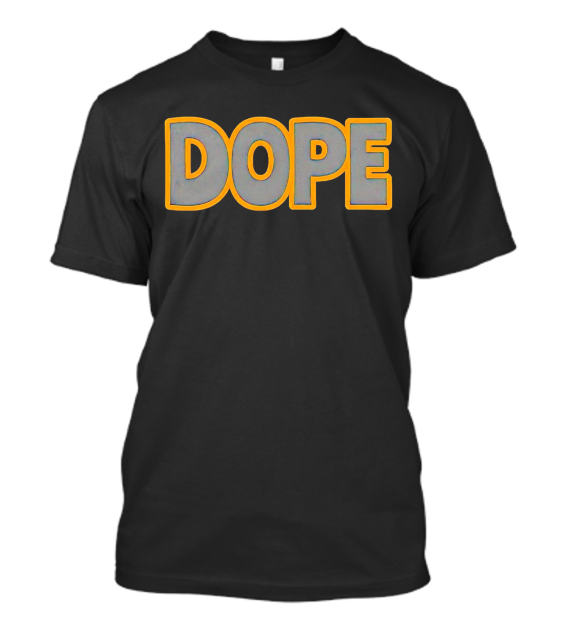John Felix Dope Bold Yellow Outline T-Shirt