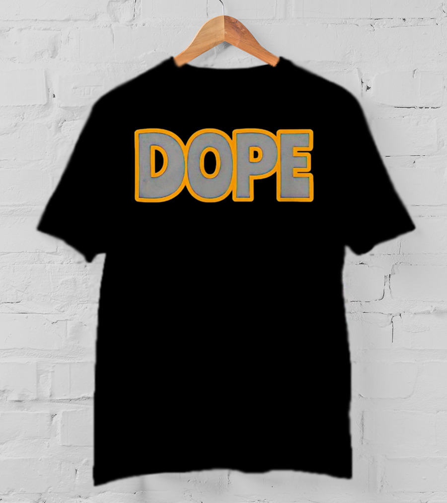 John Felix Dope Bold Yellow Outline T-Shirt