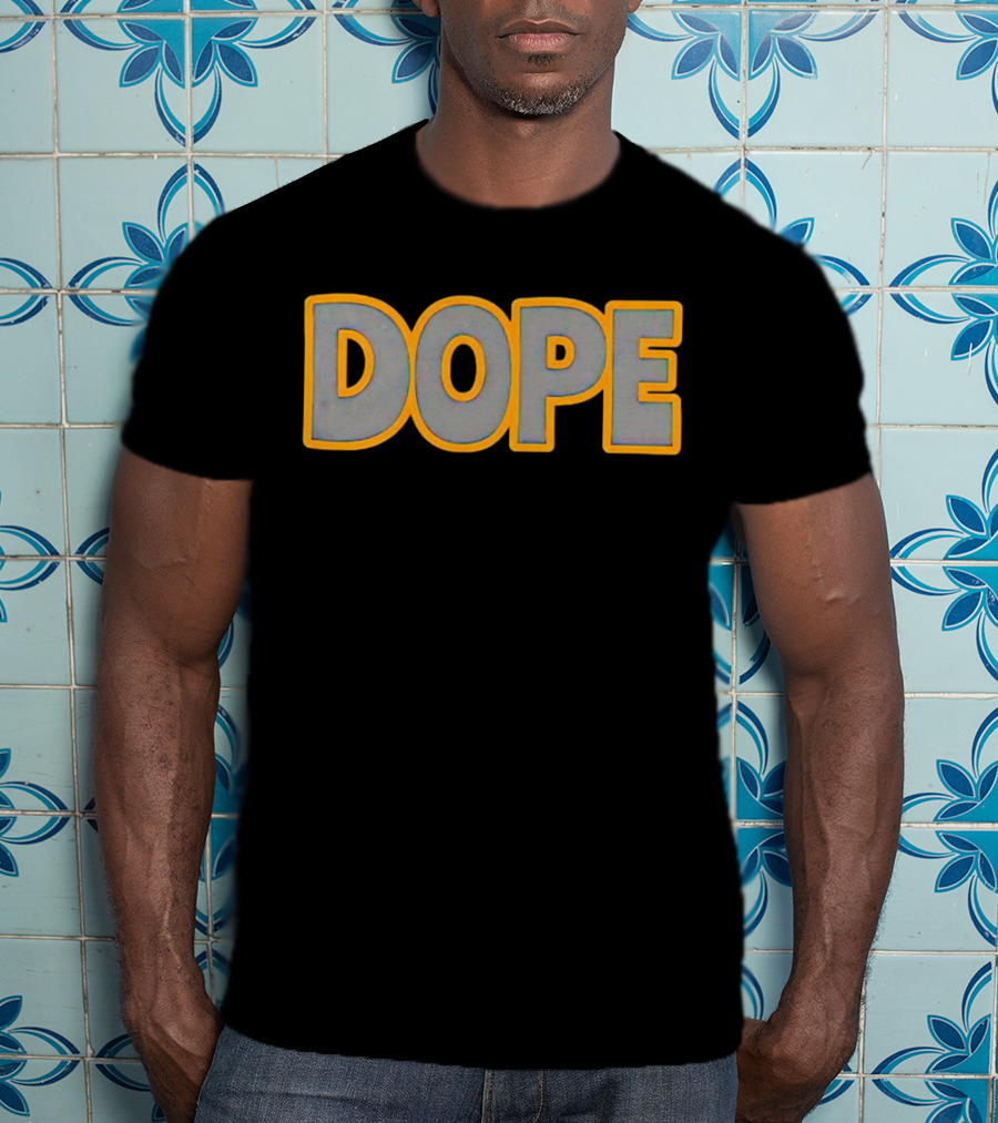 John Felix Dope Bold Yellow Outline T-Shirt