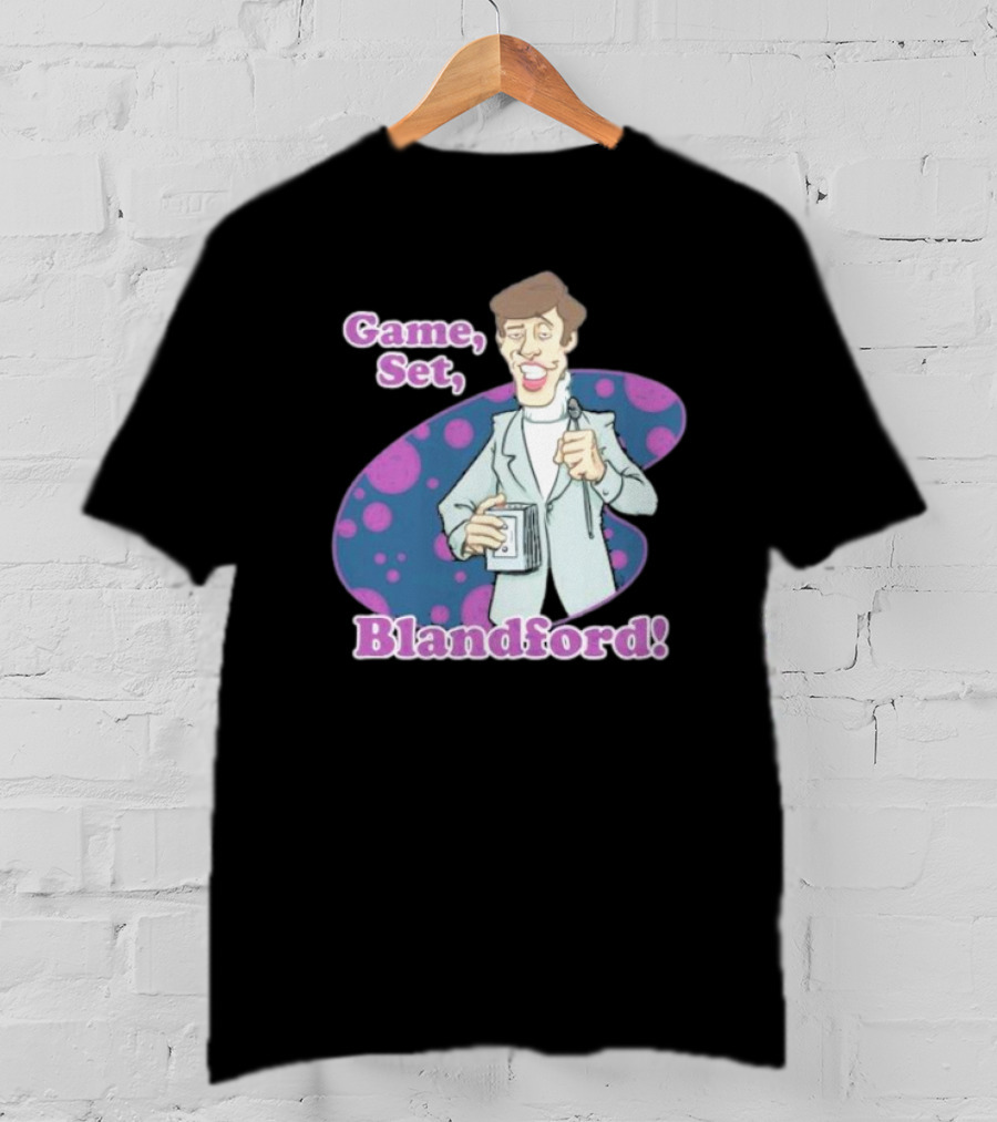 Game Set Blandford Comedy Microphone T-Shirt