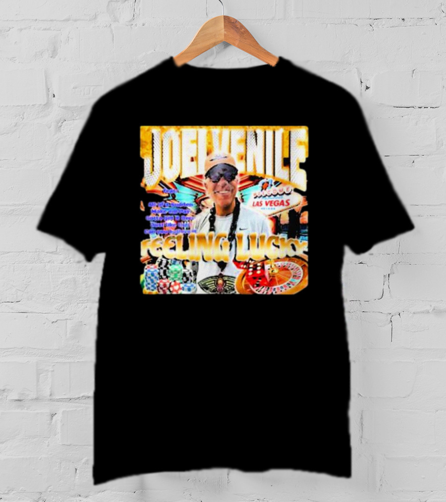 JOELVENILE FEELING LUCKY LAS VEGAS CASINO ROULETTE T-Shirt