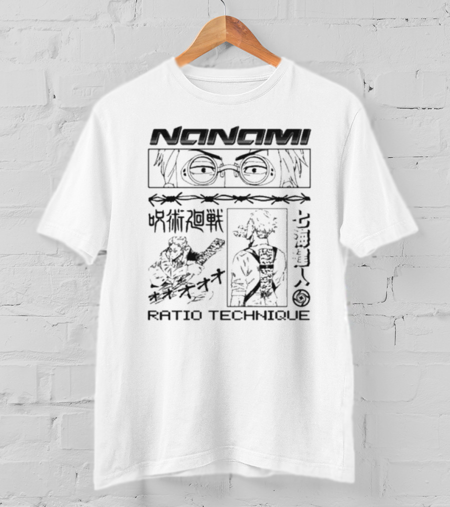 Nanami Jujutsu Kaisen Ratio Technique Manga T-Shirt
