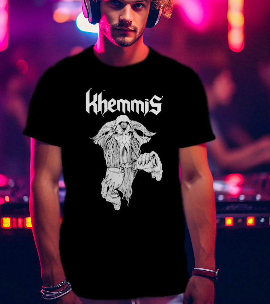 Khemmis Beer Wizard Goat-Pouring T-Shirt