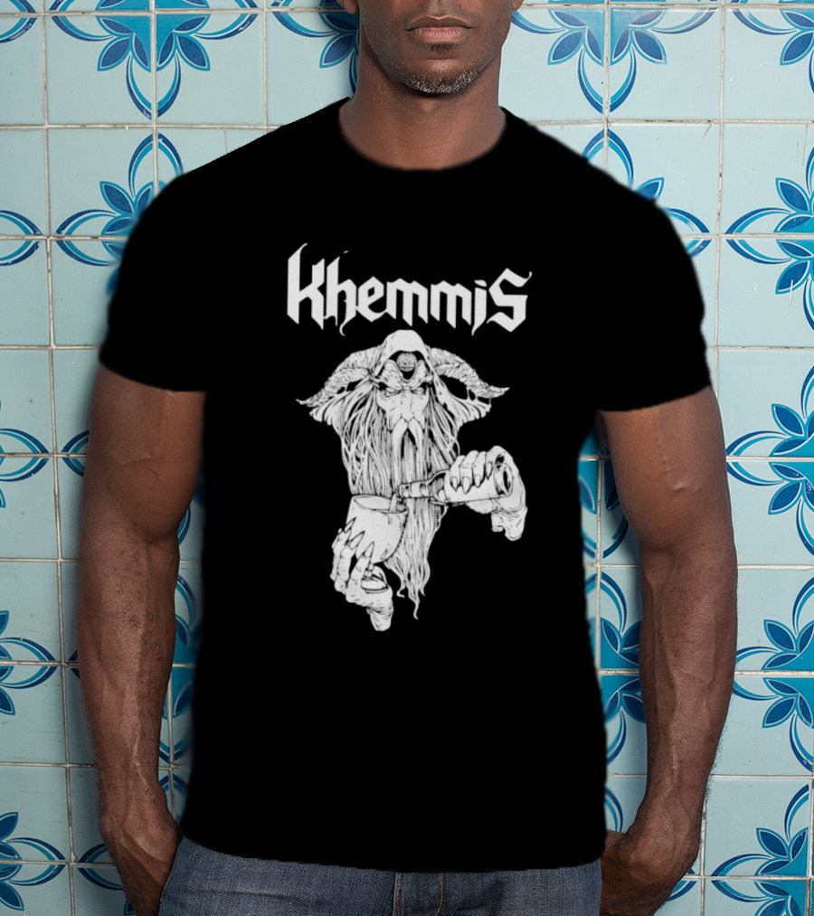 Khemmis Beer Wizard Goat-Pouring T-Shirt