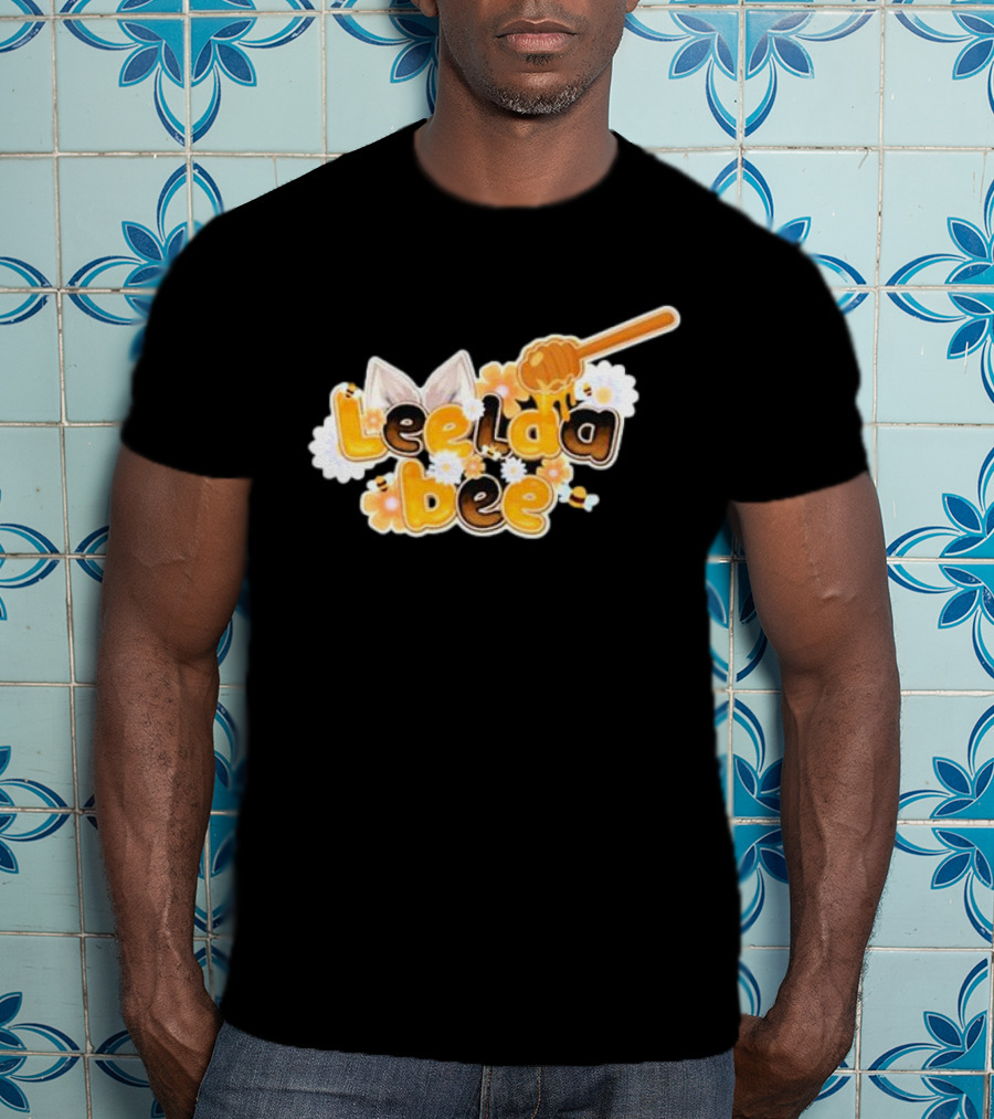 Leelaabee Honey Drizzle With Ears And Flowers T-Shirt