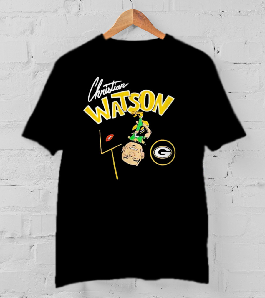 Christian Watson Green Bay Packers Football Comic T-Shirt