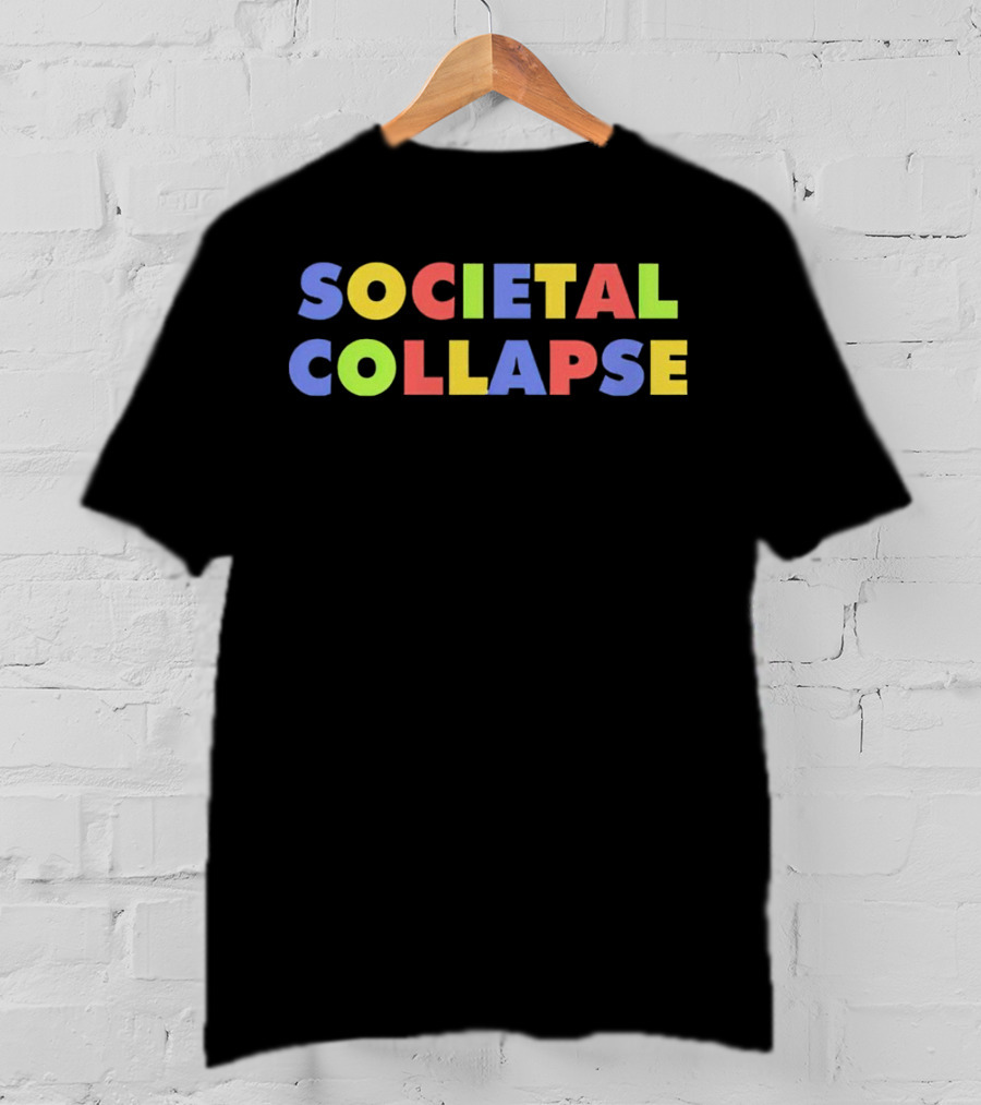Rory Culkin Colorful Societal Collapse T-Shirt