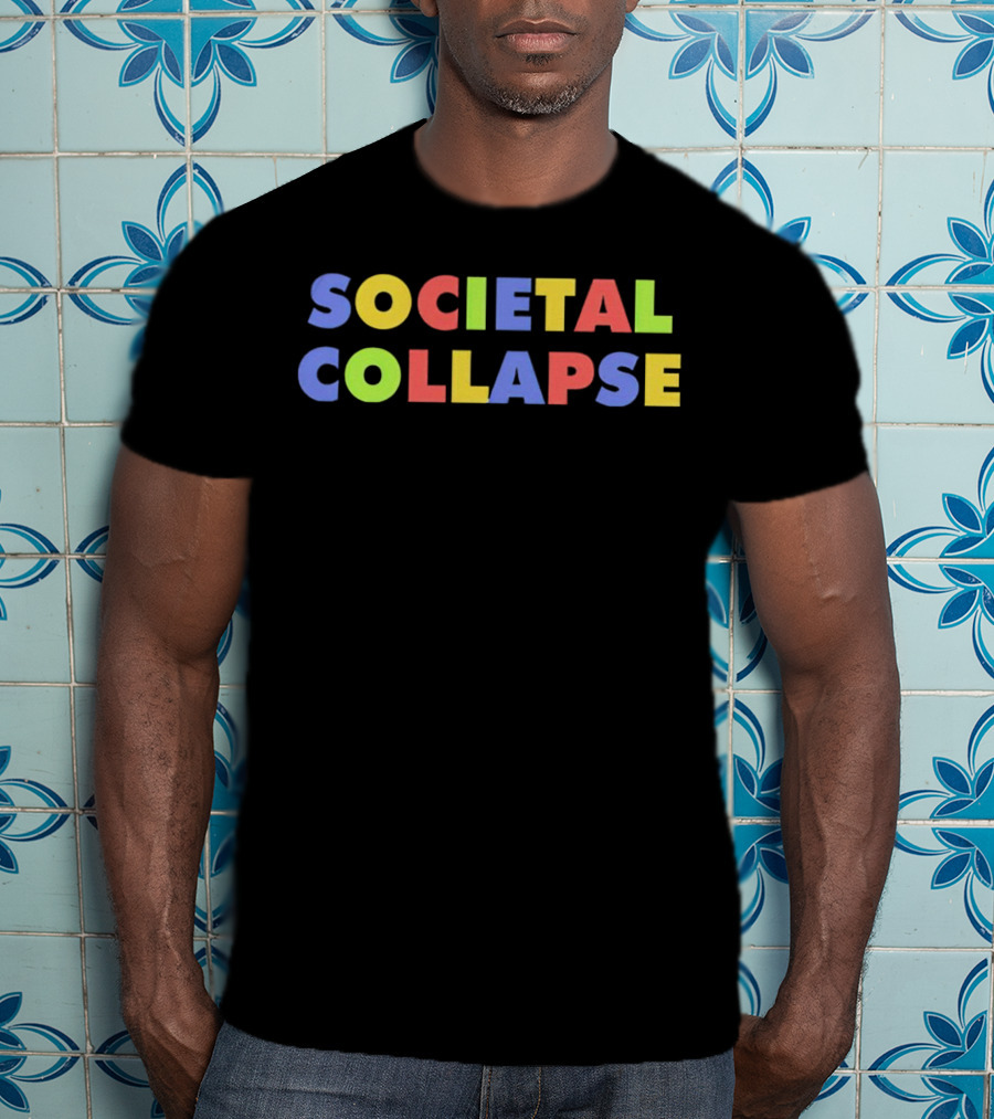 Rory Culkin Colorful Societal Collapse T-Shirt