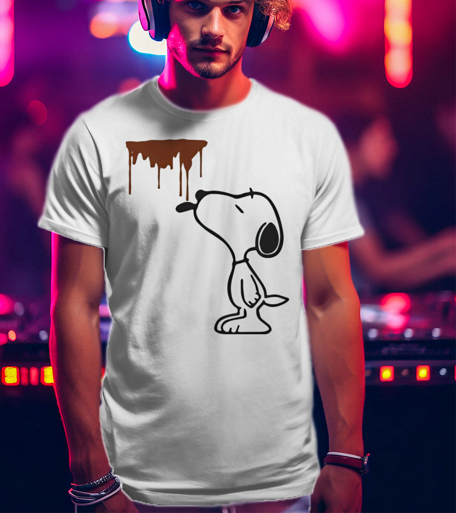Snoopy Enjoys Dripping Coffee T-Shirt