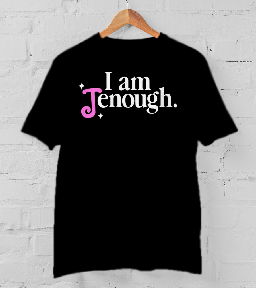 Barbie I Am Jenough Shirt Sparkling Text T-Shirt