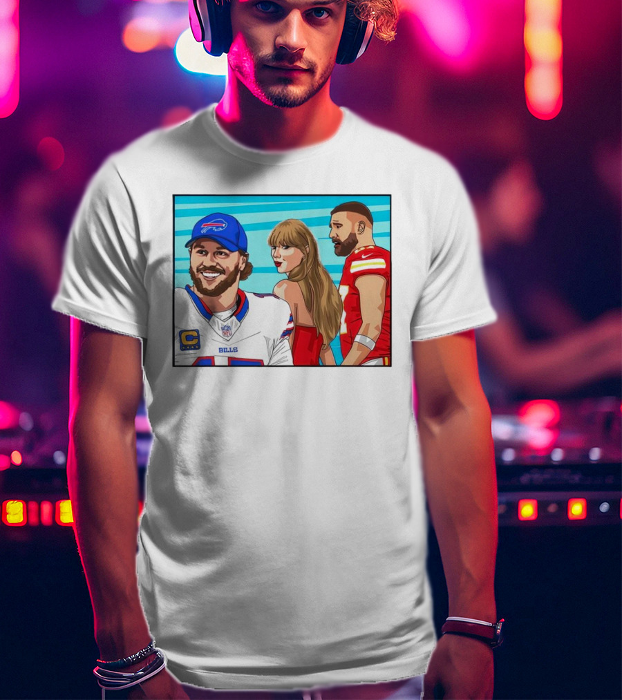 Buffalo Bills Vs. Kansas City Chiefs Distracted Girlfriend Meme T-Shirt