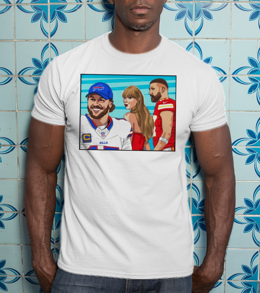 Buffalo Bills Vs. Kansas City Chiefs Distracted Girlfriend Meme T-Shirt