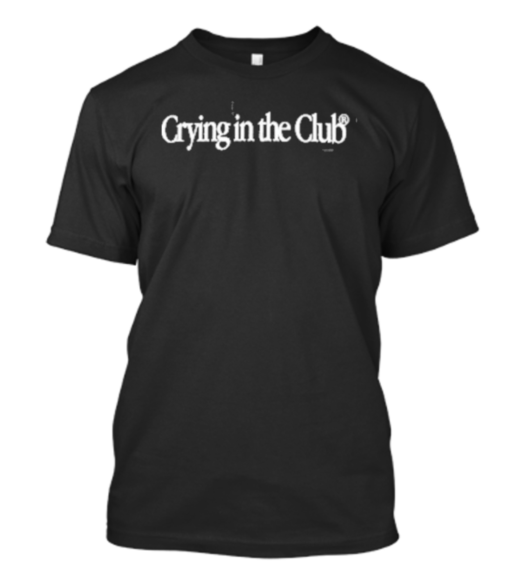 Crying In The Club Retro-Style Text T-Shirt
