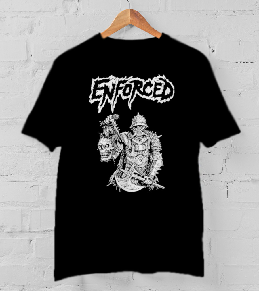Enforced Warrior Holding Severed Head With Axe T-Shirt