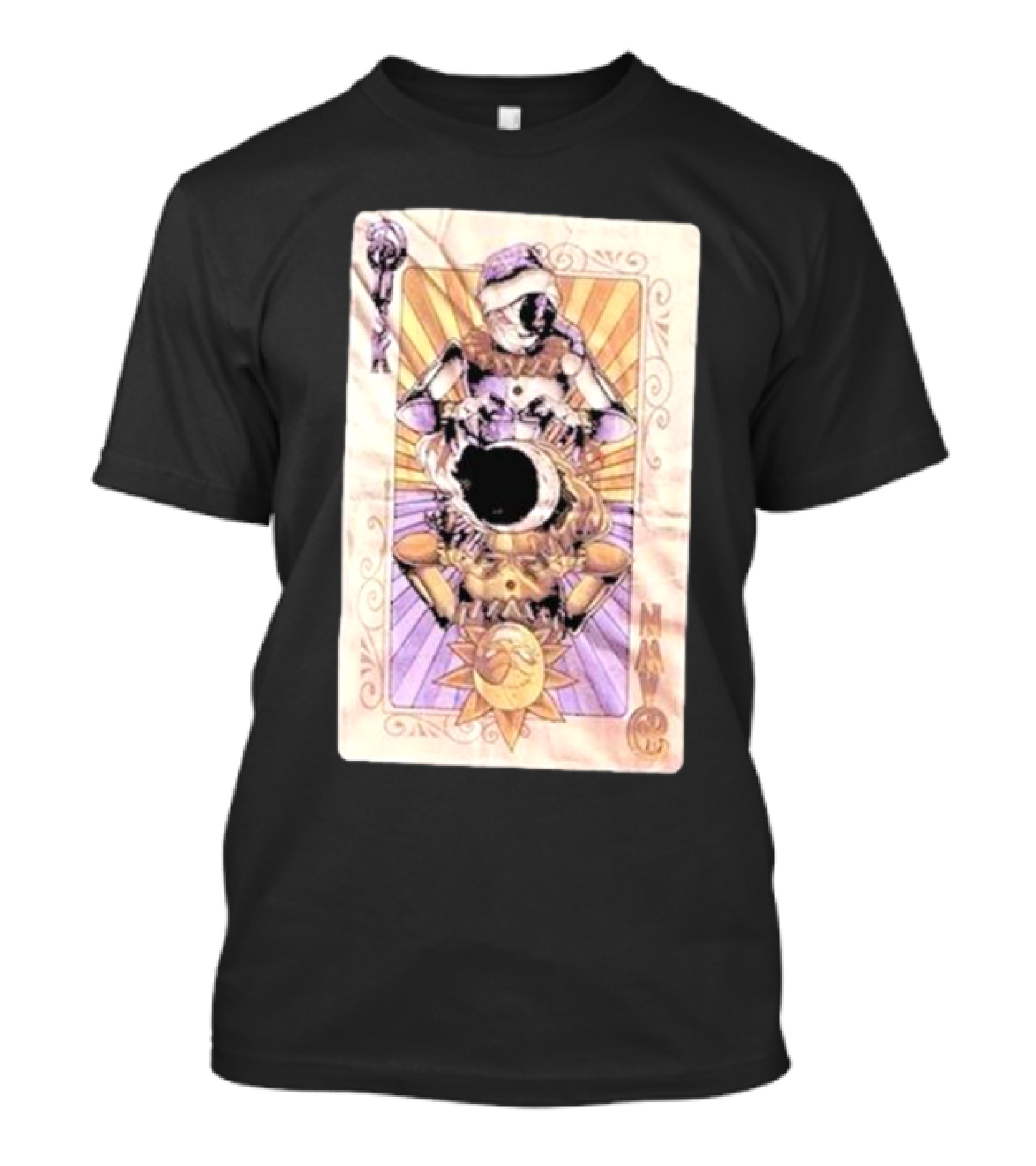 Five Nights At Freddy’s Security Breach Sun And Moon Tarot Card T-Shirt