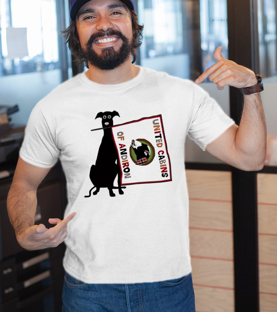 United Cabins Of Andiron Dog Flag T-Shirt