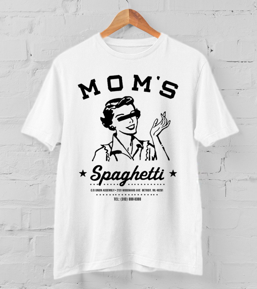 Eminem Mom's Spaghetti C/O Union Assembly Detroit 2131 Woodward Ave 48201 T-Shirt