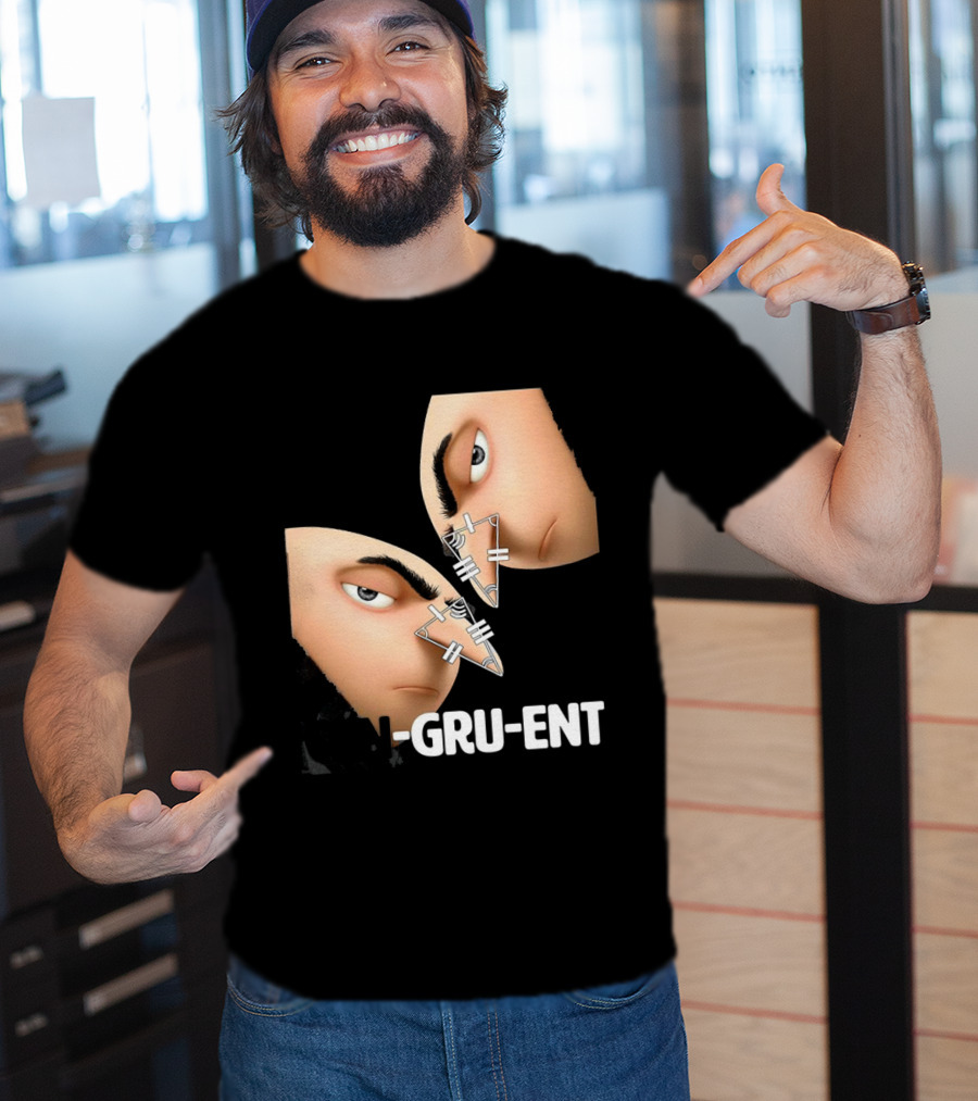 Felonious Gru CON-GRU-ENT Reflection Geometric Parallels T-Shirt