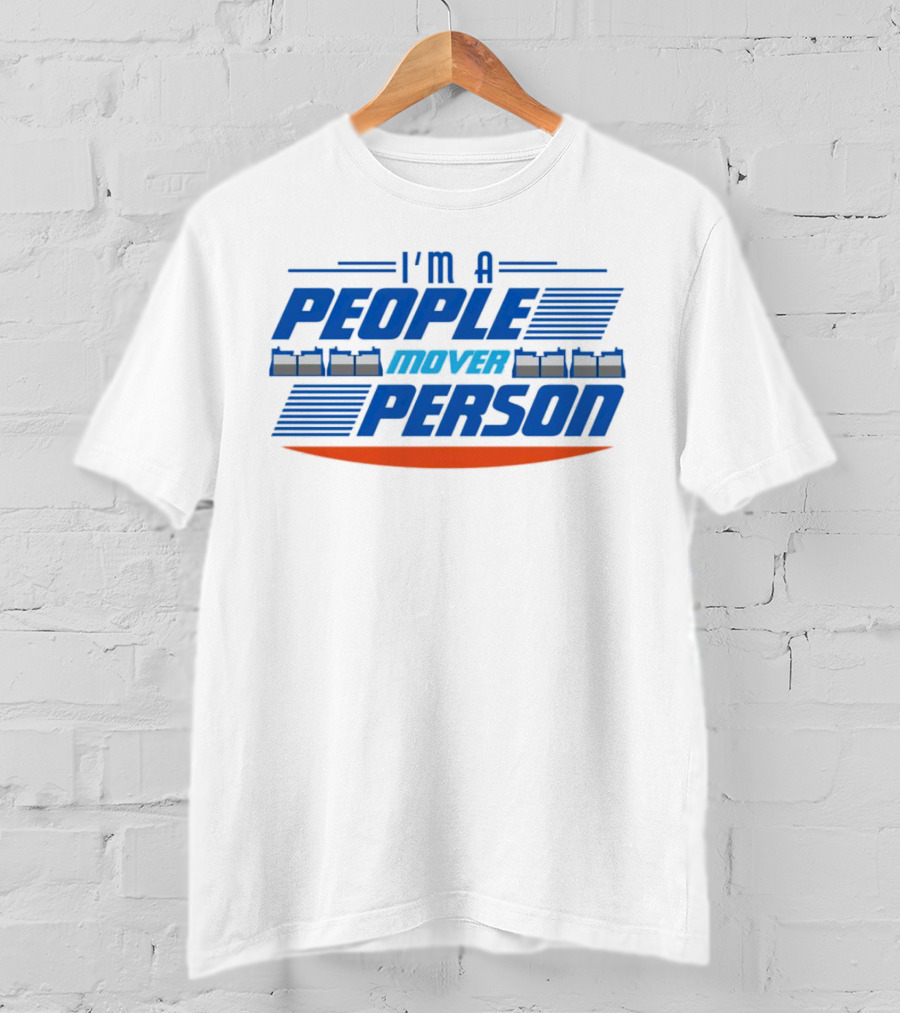I'm A People Mover Person Retro Transit Inspired T-Shirt