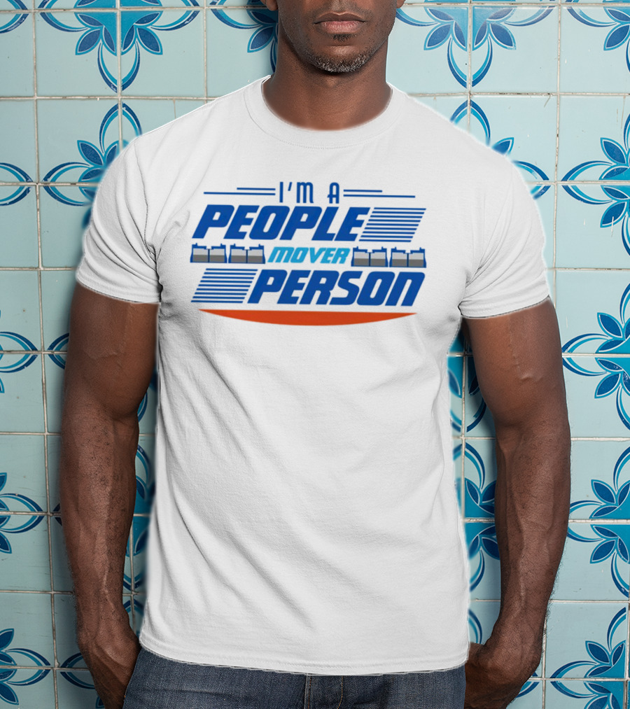 I'm A People Mover Person Retro Transit Inspired T-Shirt