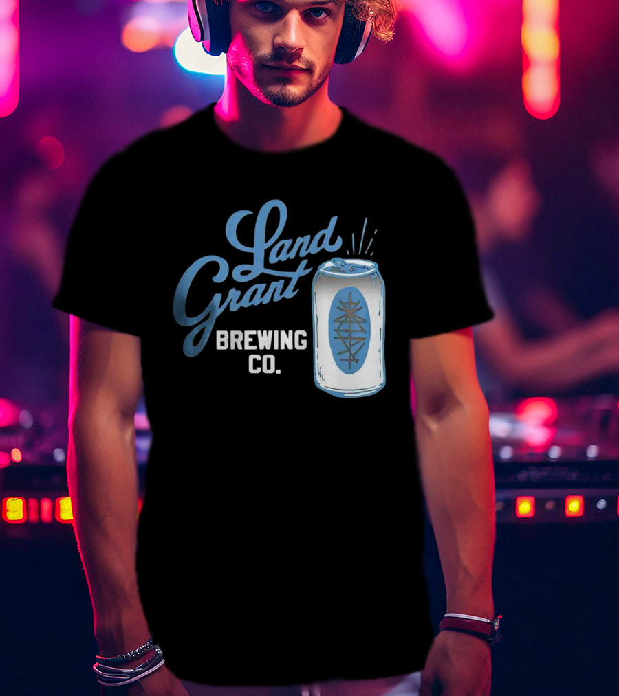 Land Grant Brewing Co Vintage Can T-Shirt
