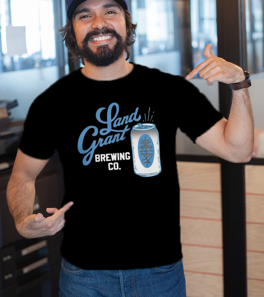 Land Grant Brewing Co Vintage Can T-Shirt