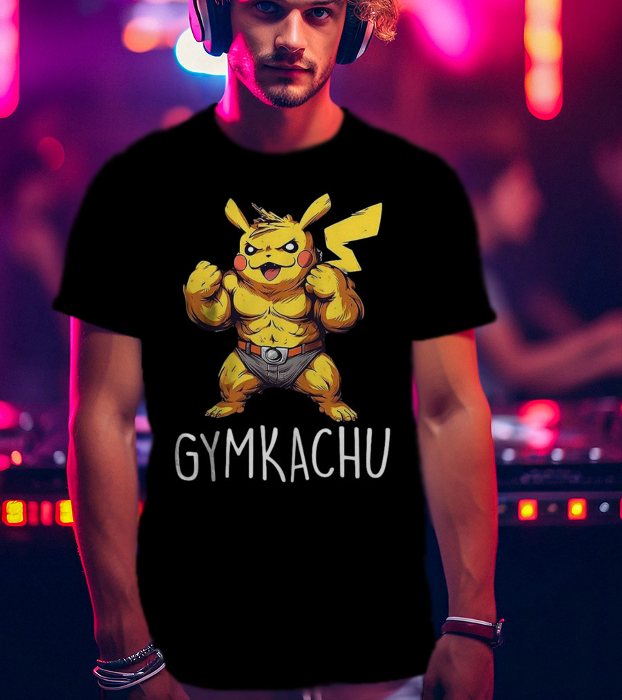 Gymkachu Buff Pikachu T-Shirt