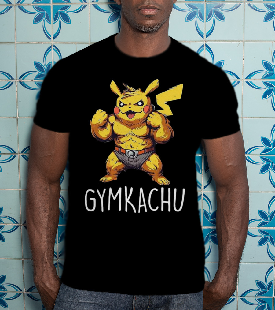 Gymkachu Buff Pikachu T-Shirt