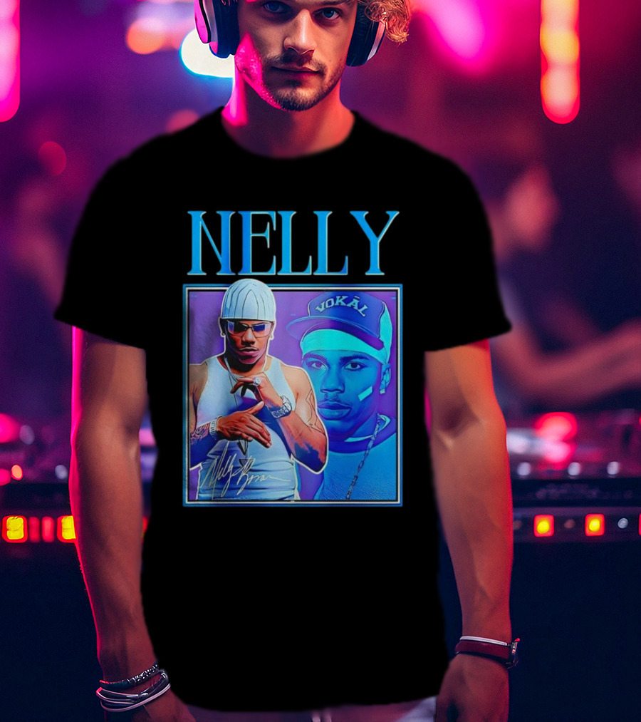 Nelly Vokal Hat And Iconic Signature T-Shirt