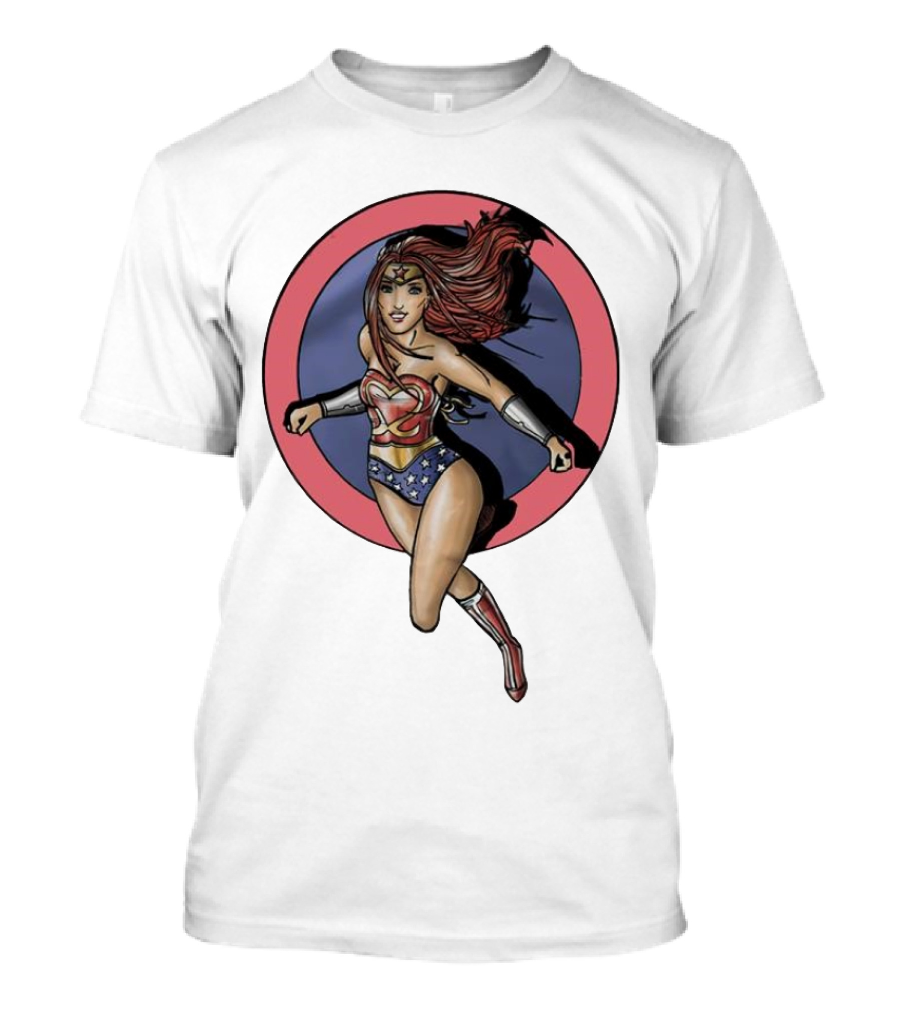 Sassy Stephie Wonder Woman Superhero Sassy T-Shirt