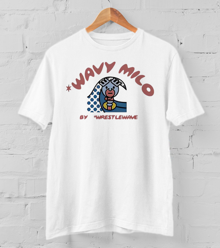 Wavy Milo By Wrestlewave Retro Cartoon T-Shirt