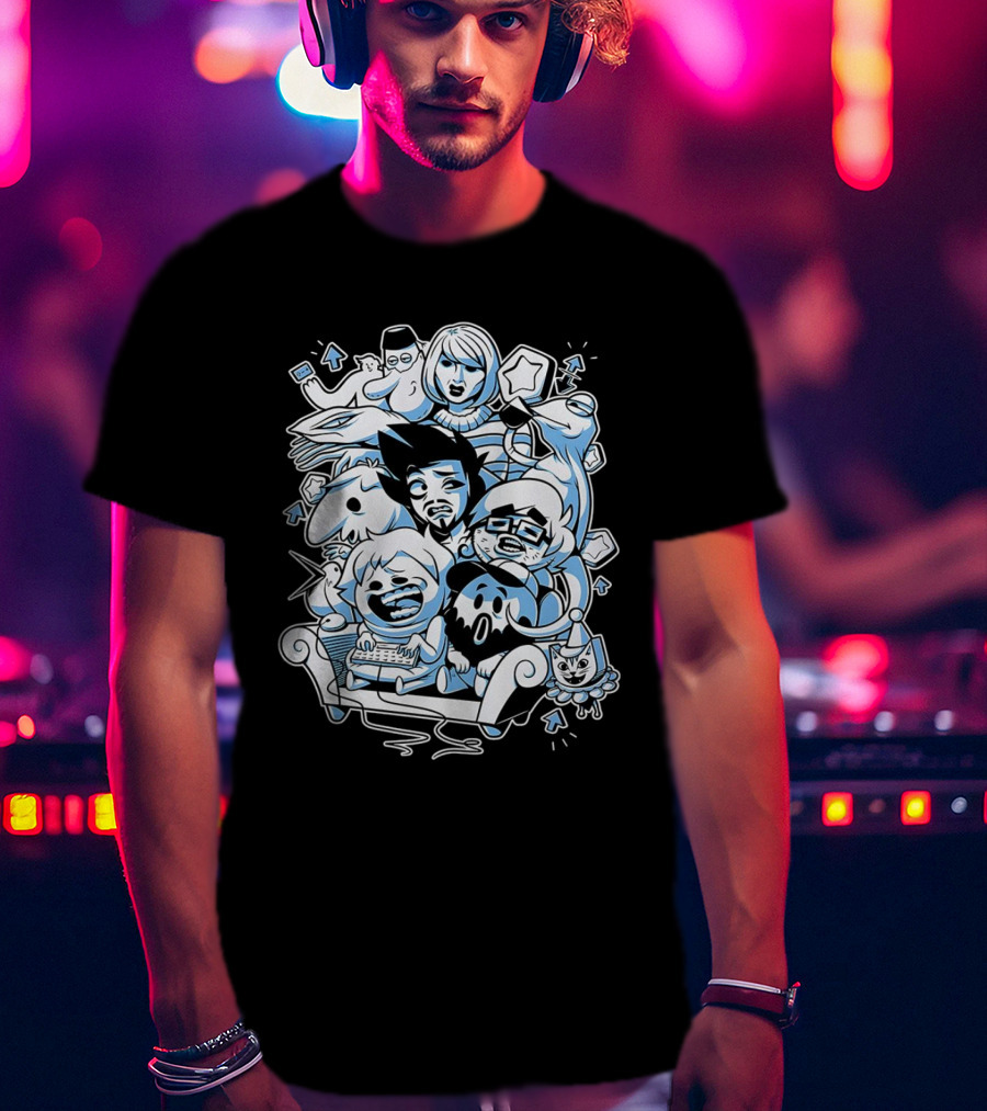 Websplorer Boys Characters Iconic Cartoon Group Adventure T-Shirt