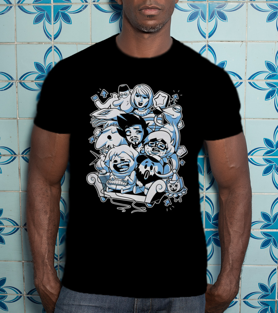 Websplorer Boys Characters Iconic Cartoon Group Adventure T-Shirt