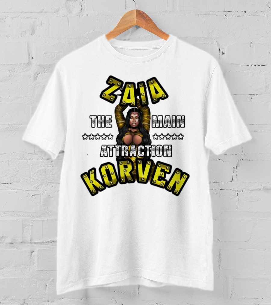 Zaia Korven The Main Attraction Stars T-Shirt