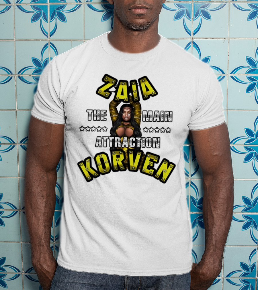 Zaia Korven The Main Attraction Stars T-Shirt