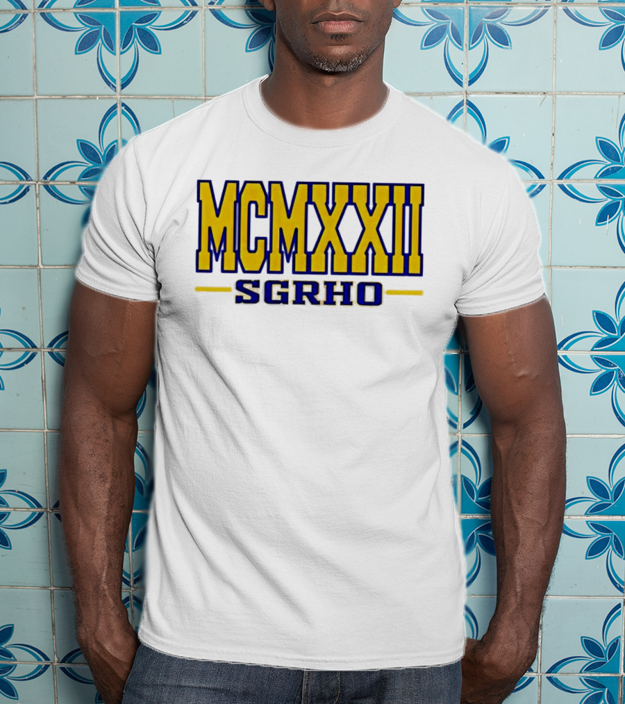 MCMXXII SGRHO Sigma Gamma Rho Sorority Founding Year T-Shirt