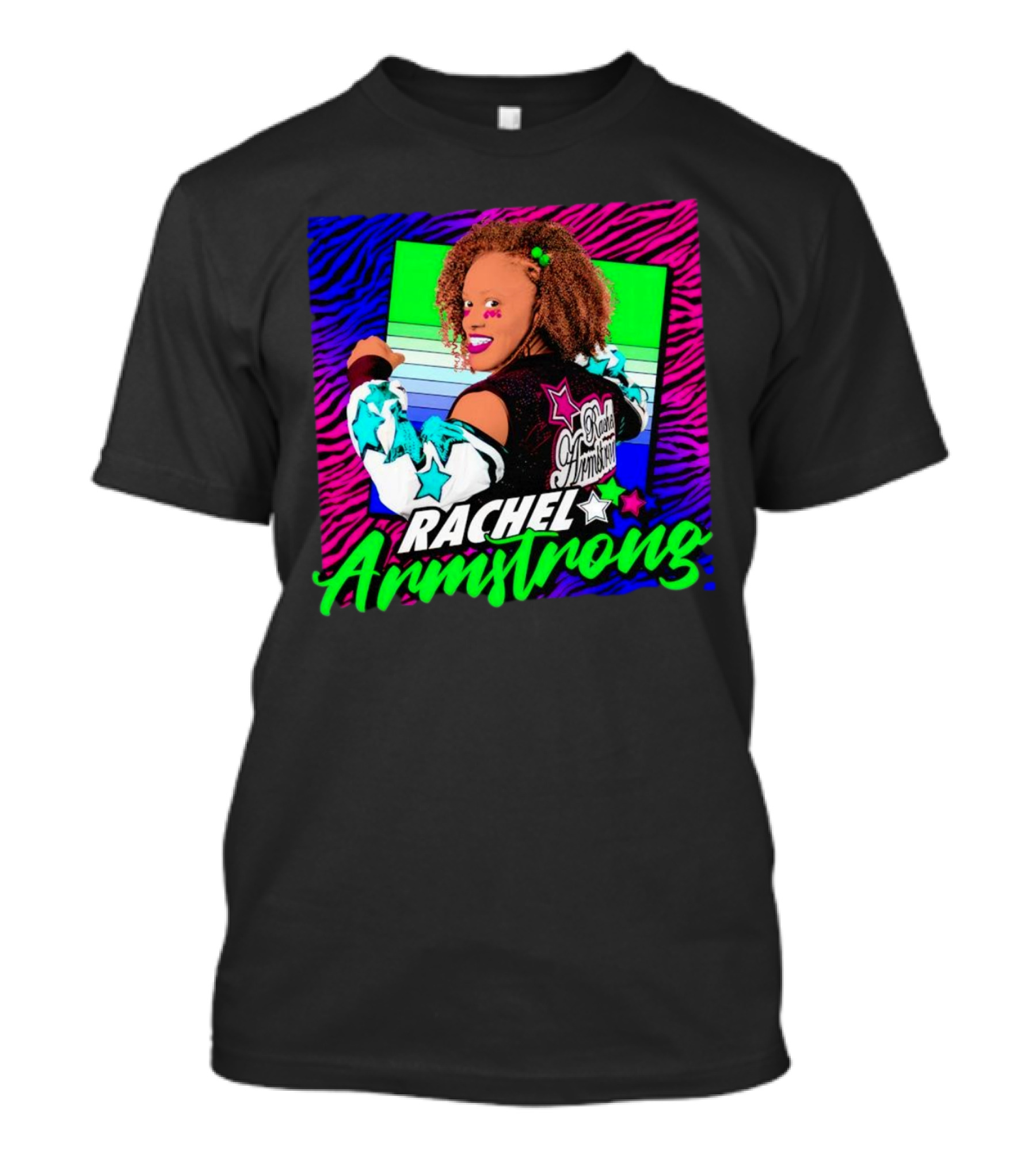 Rachel Armstrong Star Stripes Vibrant T-Shirt