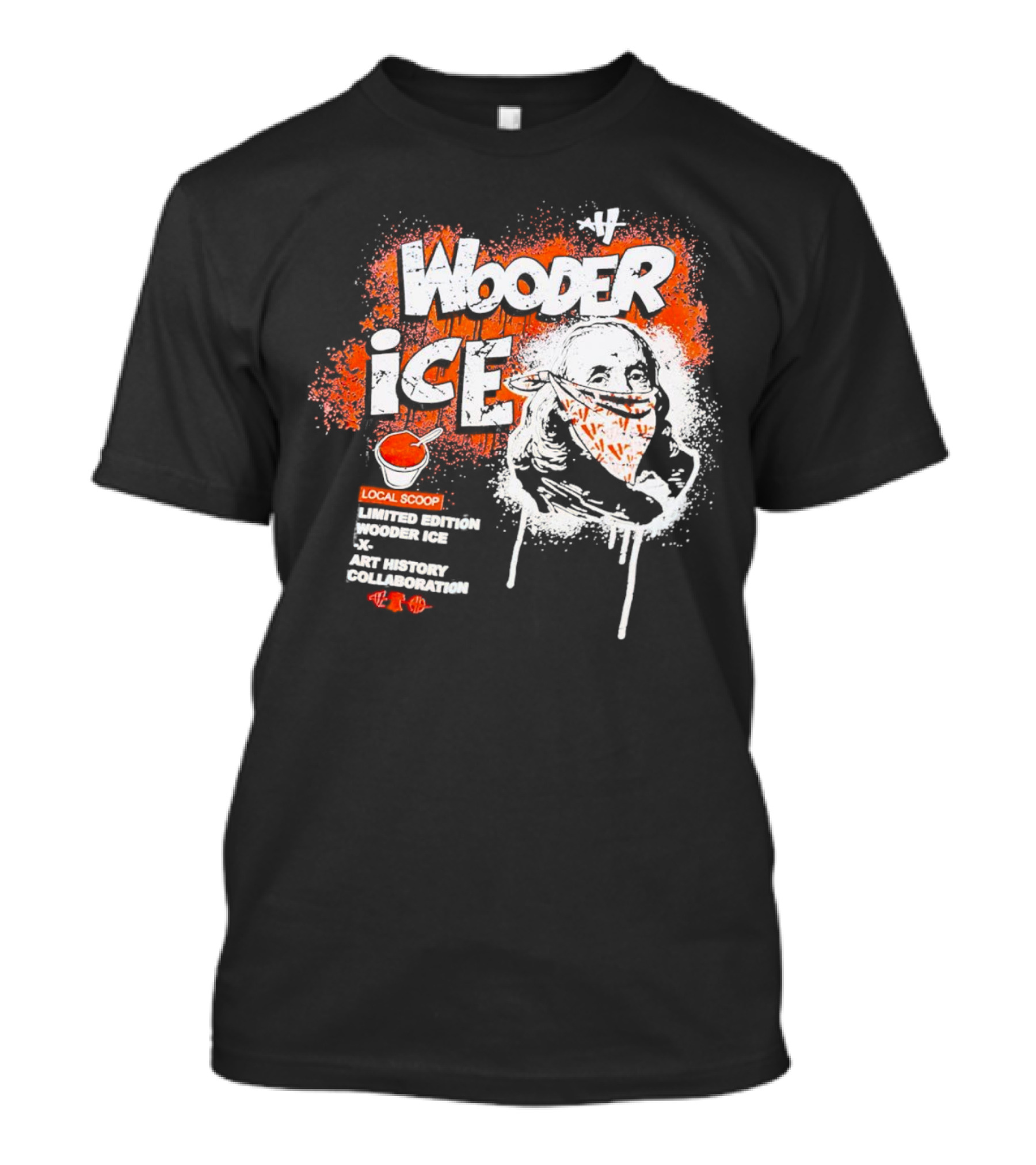 Wooder Ice Local Scoop Art History Collaboration T-Shirt