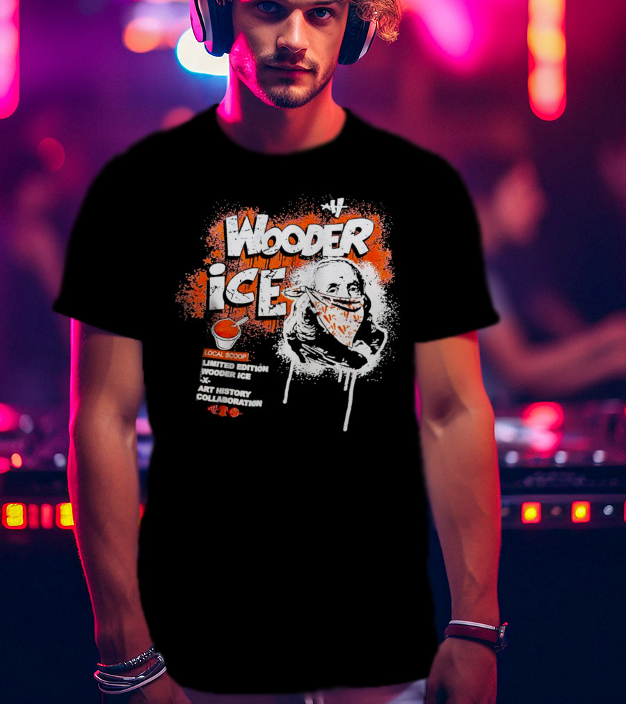 Wooder Ice Local Scoop Art History Collaboration T-Shirt