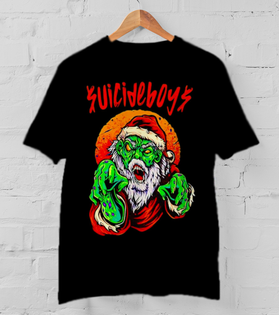 Suicideboys Zombie Santa Christmas Horror T-Shirt