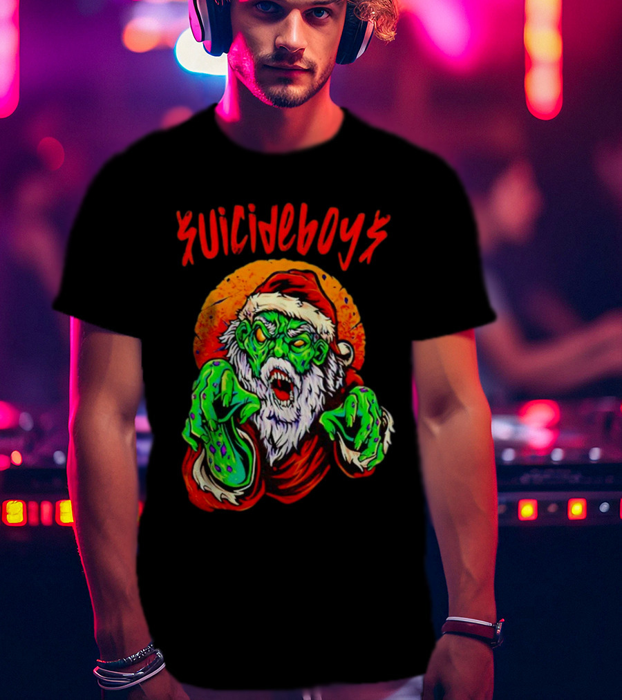 Suicideboys Zombie Santa Christmas Horror T-Shirt