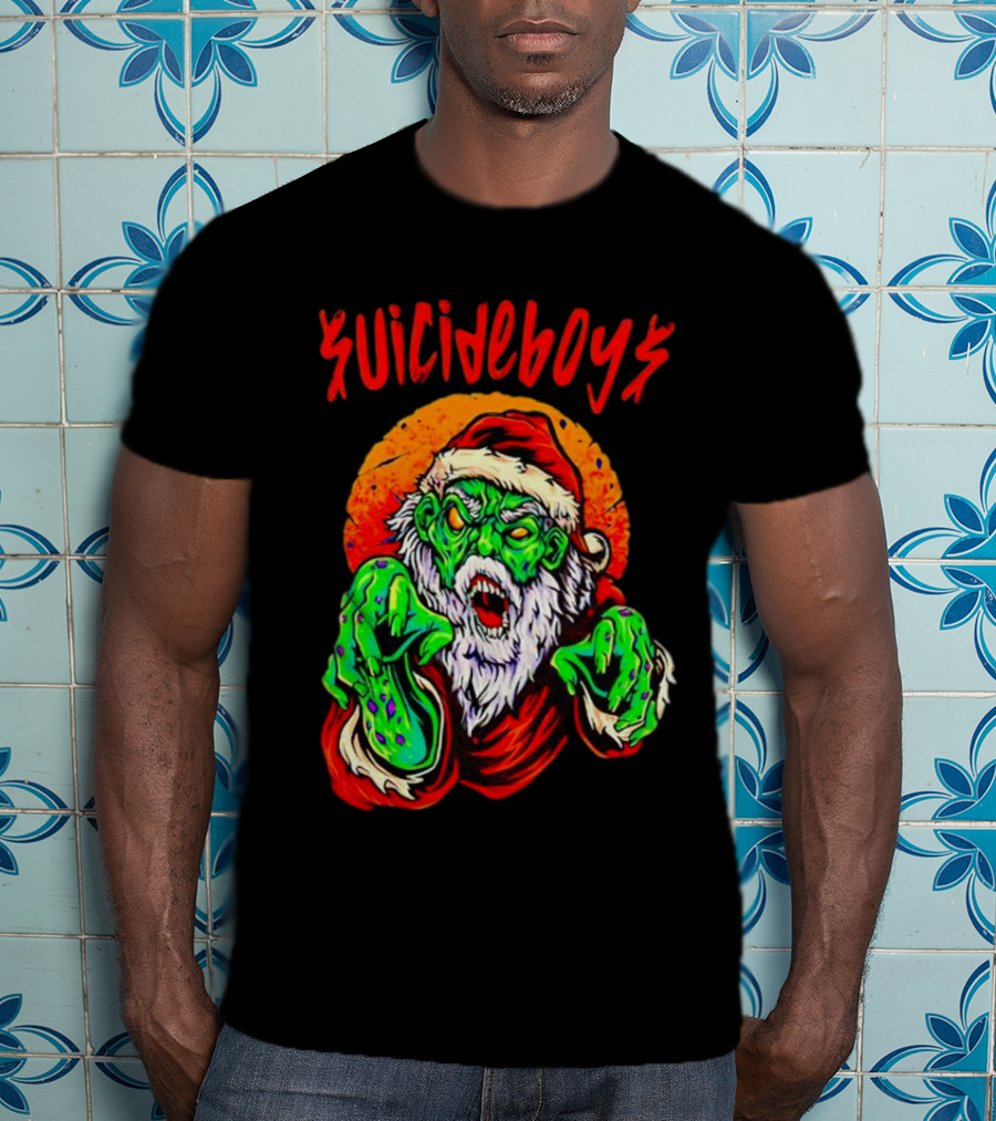 Suicideboys Zombie Santa Christmas Horror T-Shirt
