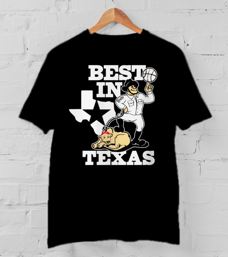 BEST IN TEXAS BASKETBALL STAR COWBOY AND PANTHER T-Shirt