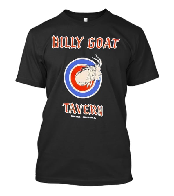 Billy Goat Tavern Chicago Est. 1934 Goat Circle Emblem T-Shirt