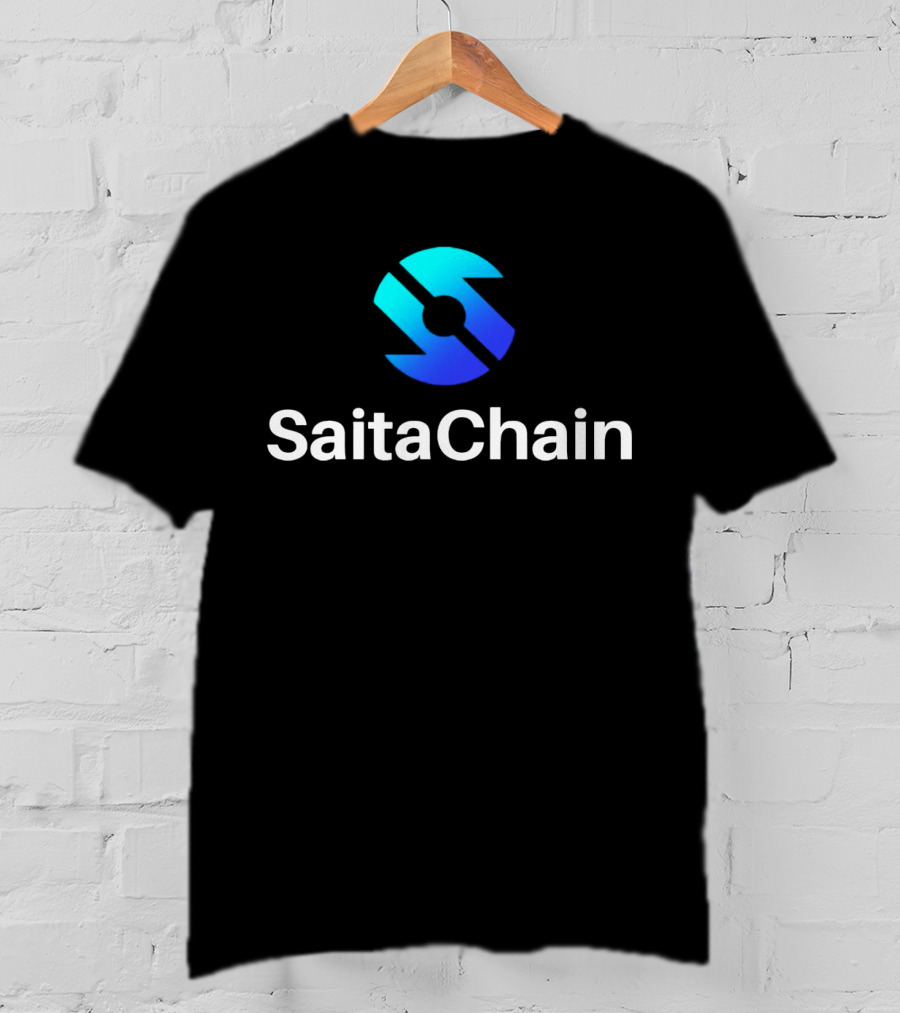 SaitaChain Logo Blue Gradient T-Shirt