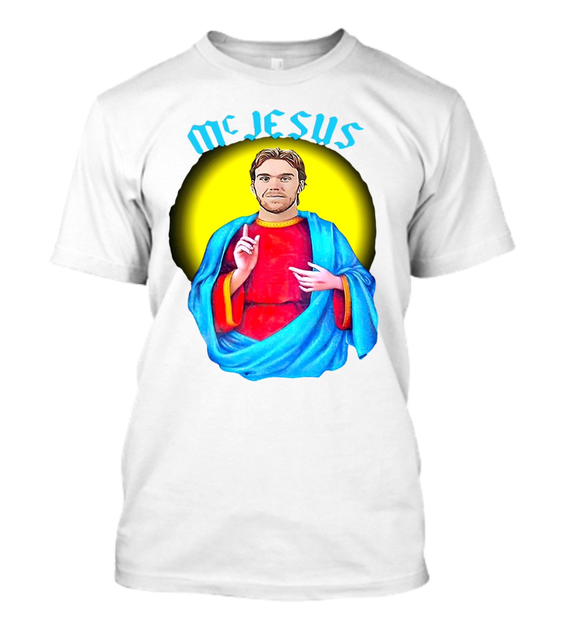 Connor McDavid McJesus Iconic Sports T-Shirt