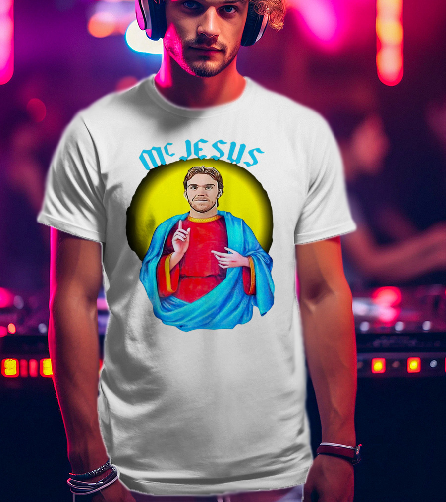 Connor McDavid McJesus Iconic Sports T-Shirt