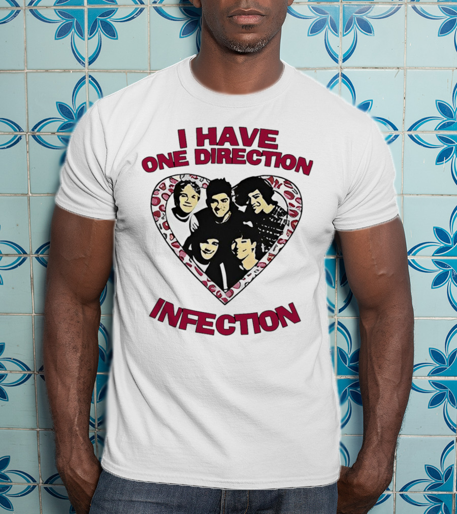 One Direction Infection Heart Fan T-Shirt
