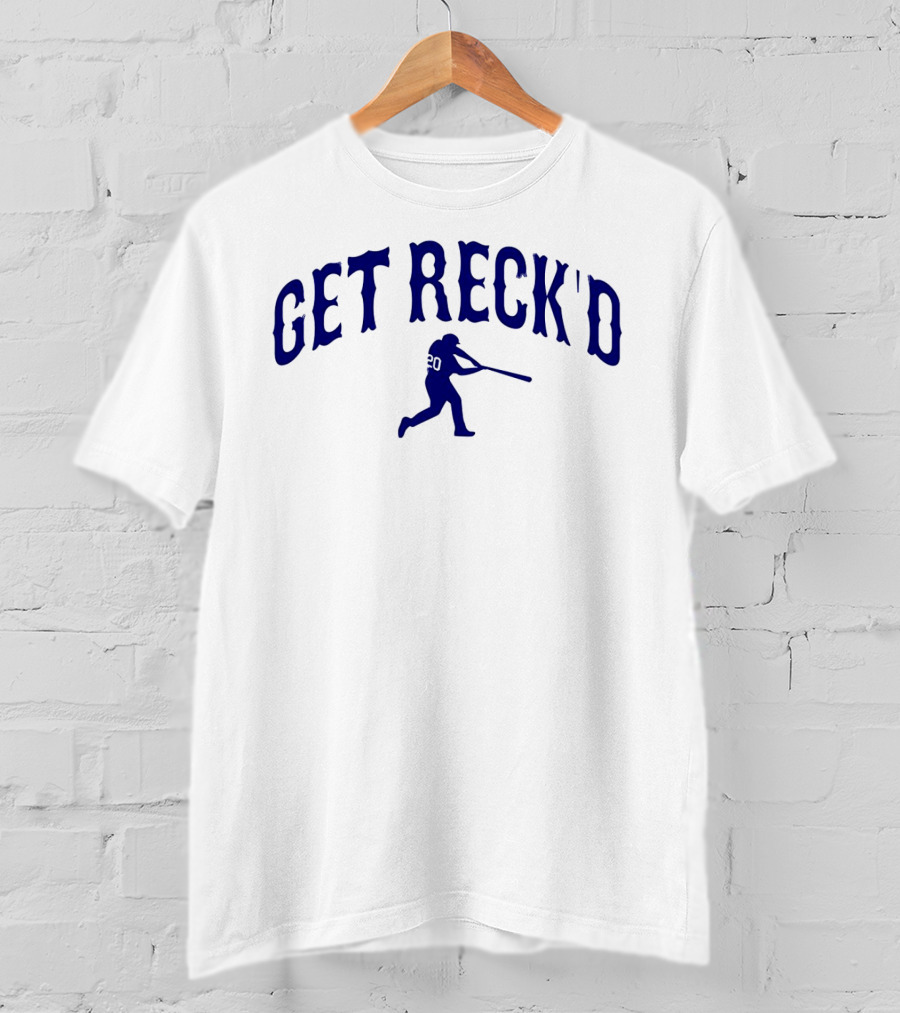 Get Reck'd Baseball 20 Autograph Player Swing T-Shirt