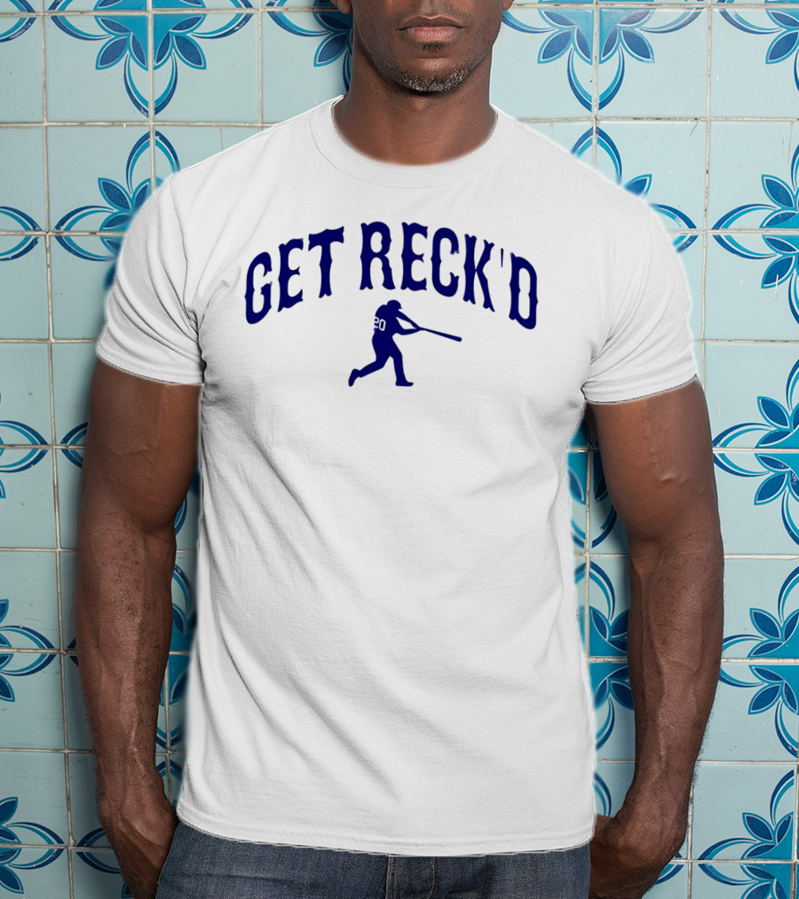 Get Reck'd Baseball 20 Autograph Player Swing T-Shirt